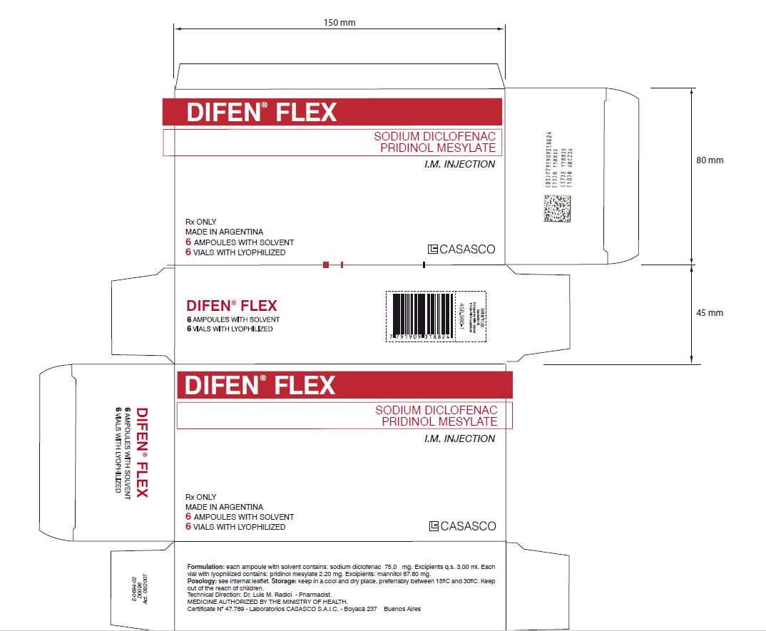 Difen Flex Ampoules with solvent